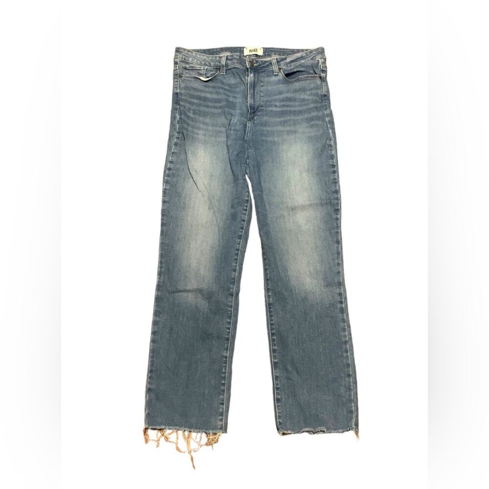 Paige Hoxton‎ Slim Jeans Cropped Light Wash Size 32